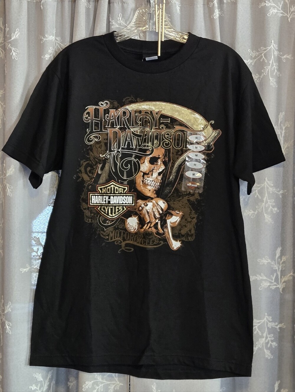 Harley-Davidson Bergen County Black Short Sleeve Mens Size Medium NWT